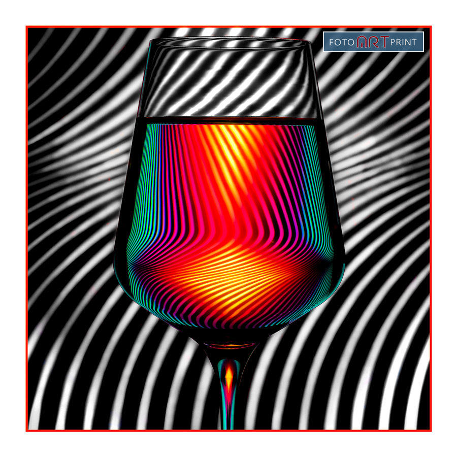 8 Wijnglas Popart 2