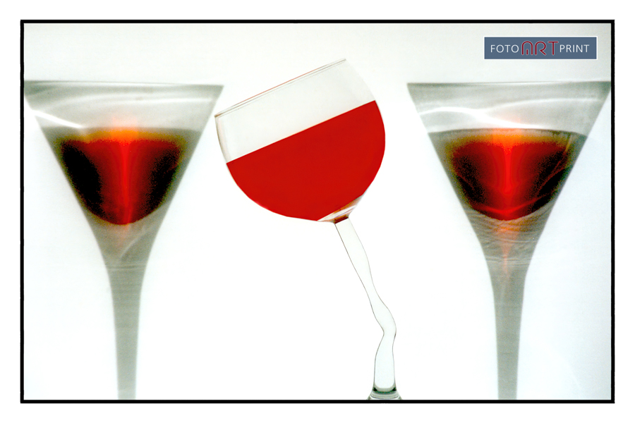 01 Wijnglas Schuin Wit