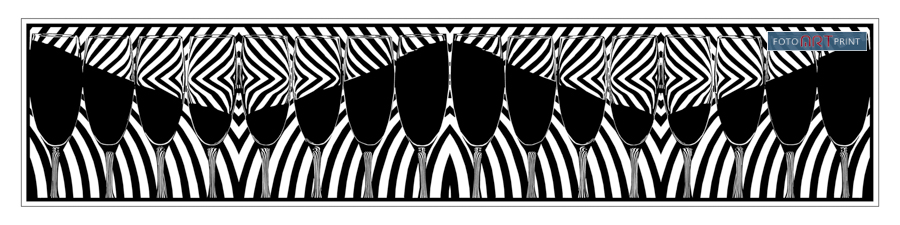 12 Champagneglazen Pan