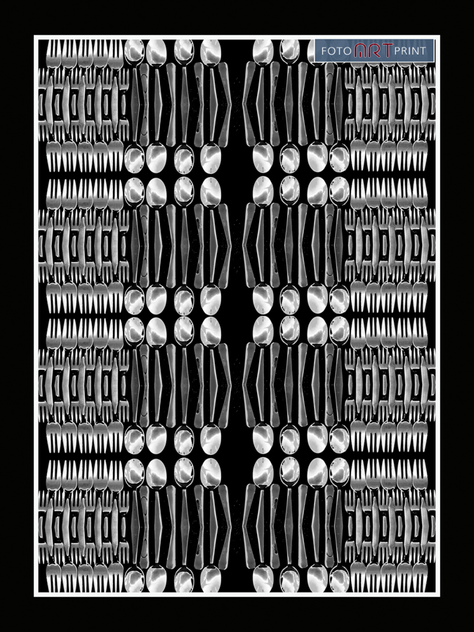 35 Lepels vorken zwartgrijs