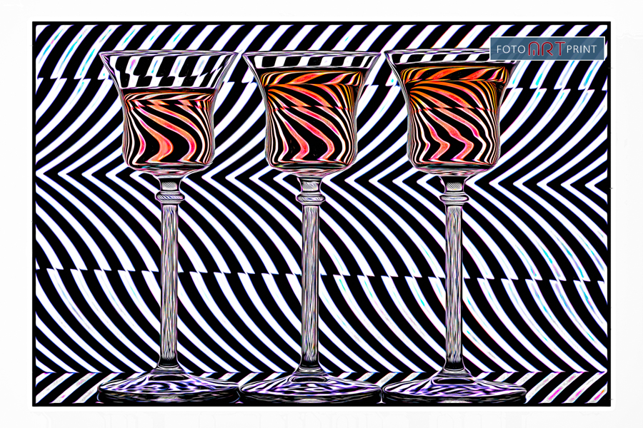 39 Popart Port Glazen