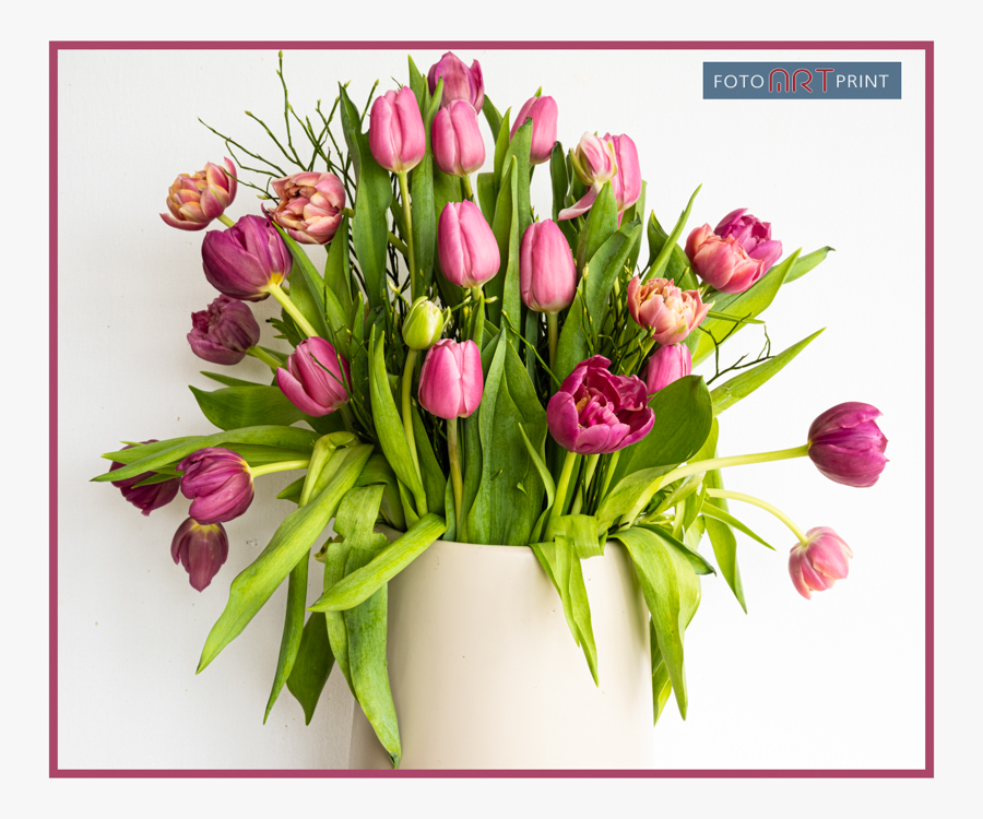28 Tulpen op Vaas